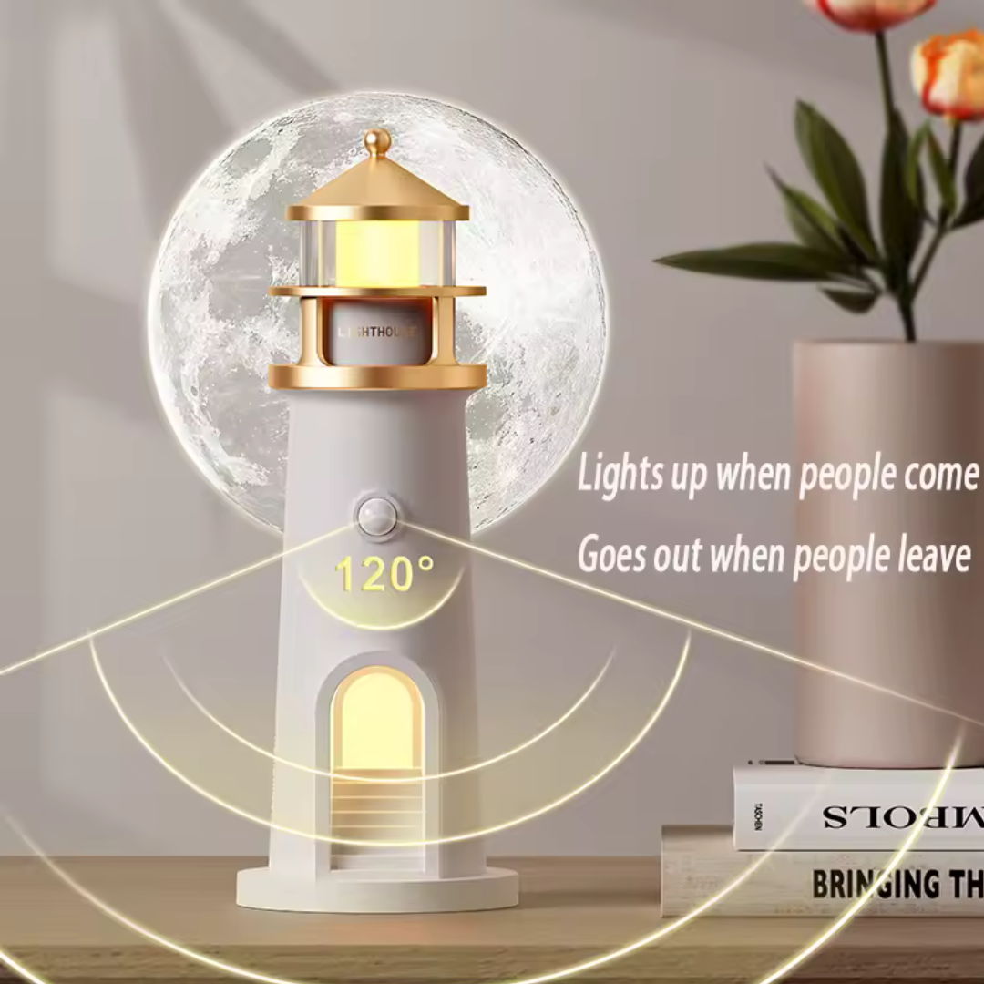 Lámpara Lunar en forma de Faro